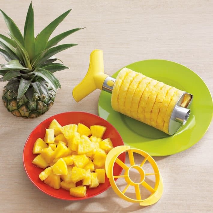 Kitchen Gadgets Stainless-Steel Pineapple Slicer and Dicer