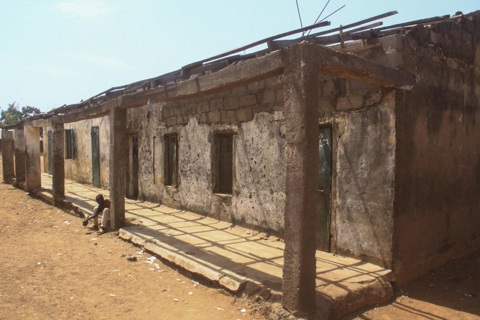 A general view of Kuriga school, in northern Nigeria's Kaduna state, March 8, 2024, after more than 280 pupils were kidnapped by gunmen. / Credit: Haidar Umar/AFP via Getty Images