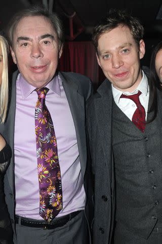 Alan Davidson/Shutterstock Andrew Lloyd Webber (L) with son Nicholas Lloyd Webber in 2010
