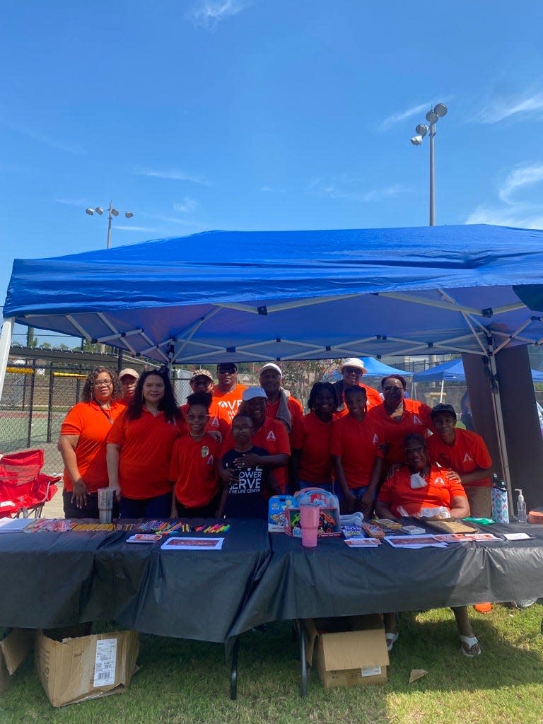 Members of The Life Center at Massey Hill Fun Day on Saturday.