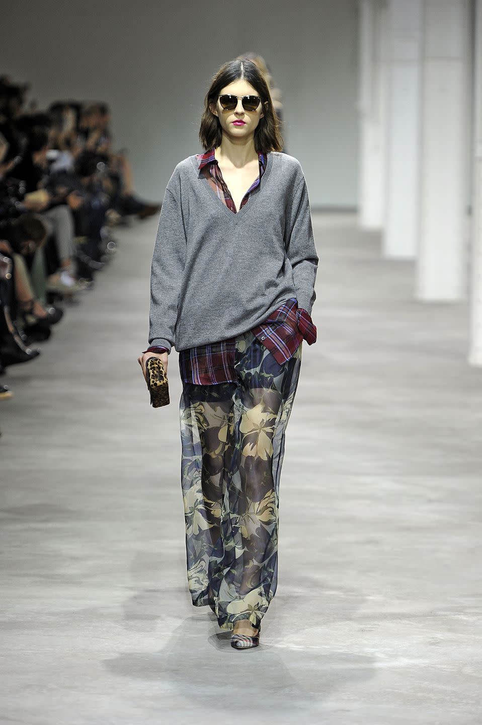 paris, france september 26 a model walks the runway during the dries van noten spring summer 2013 show as part of paris fashion week on september 26, 2012 in paris, france photo by victor virgilegamma rapho via getty images