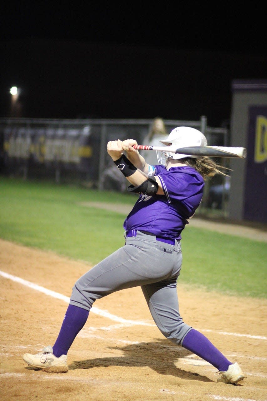 DeSoto Central's Megan Vinson possesses one of the top bats in the Jaguars' lineup. She's also the team's ace, heading into the next round of the MHSAA Class 6A state playoffs against South Panola.