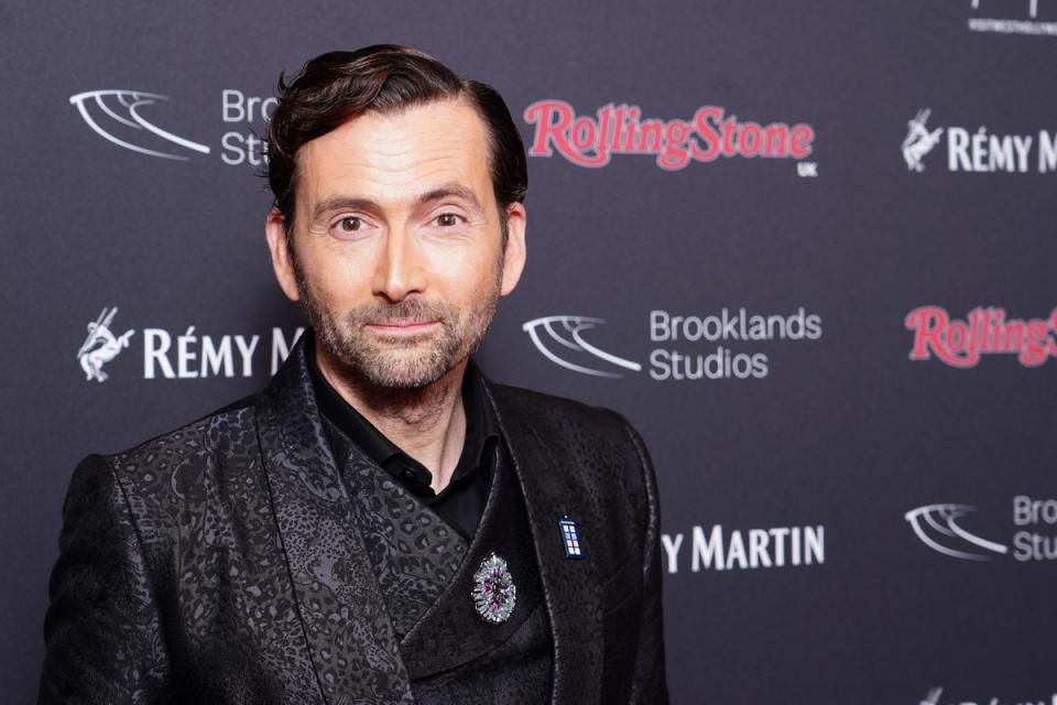 David Tennant will make an appearance on ITV’s ‘The Masked Singer’ to give the judges clues (PA)