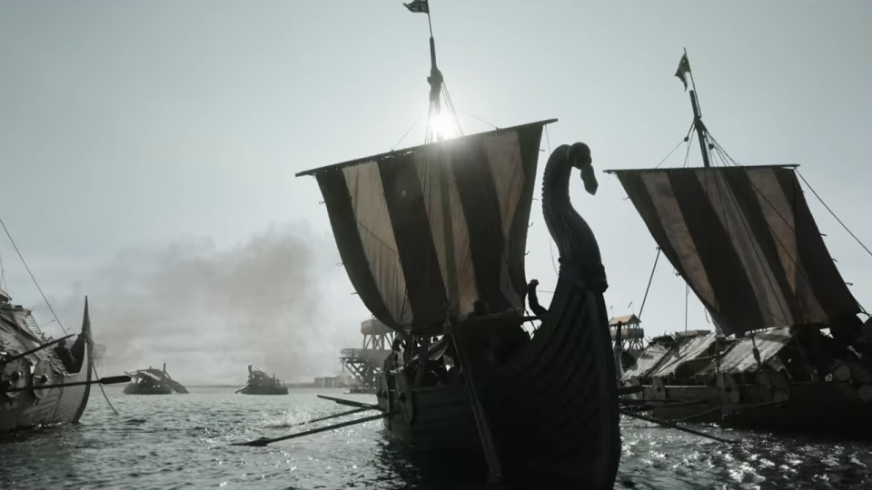 viking ships on vikings: valhalla