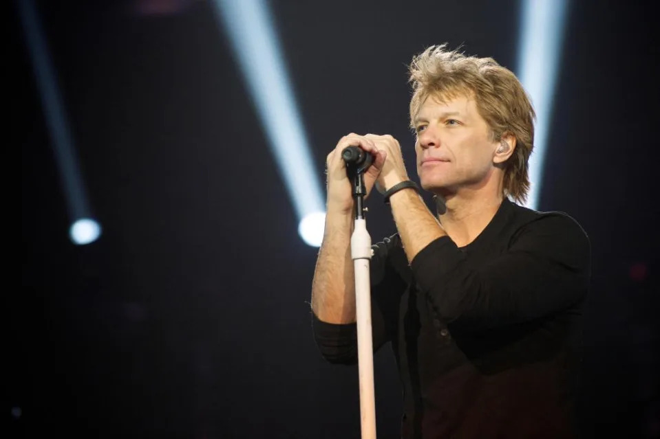 “It was never about money, it was never about a girlfriend. He had issues,” Bon Jovi said about Sambora. <a href="http://www.BonJovi.com/prints" rel="nofollow noopener" target="_blank" data-ylk="slk:http://www.BonJovi.com/prints;elm:context_link;itc:0;sec:content-canvas" class="link ">http://www.BonJovi.com/prints</a>