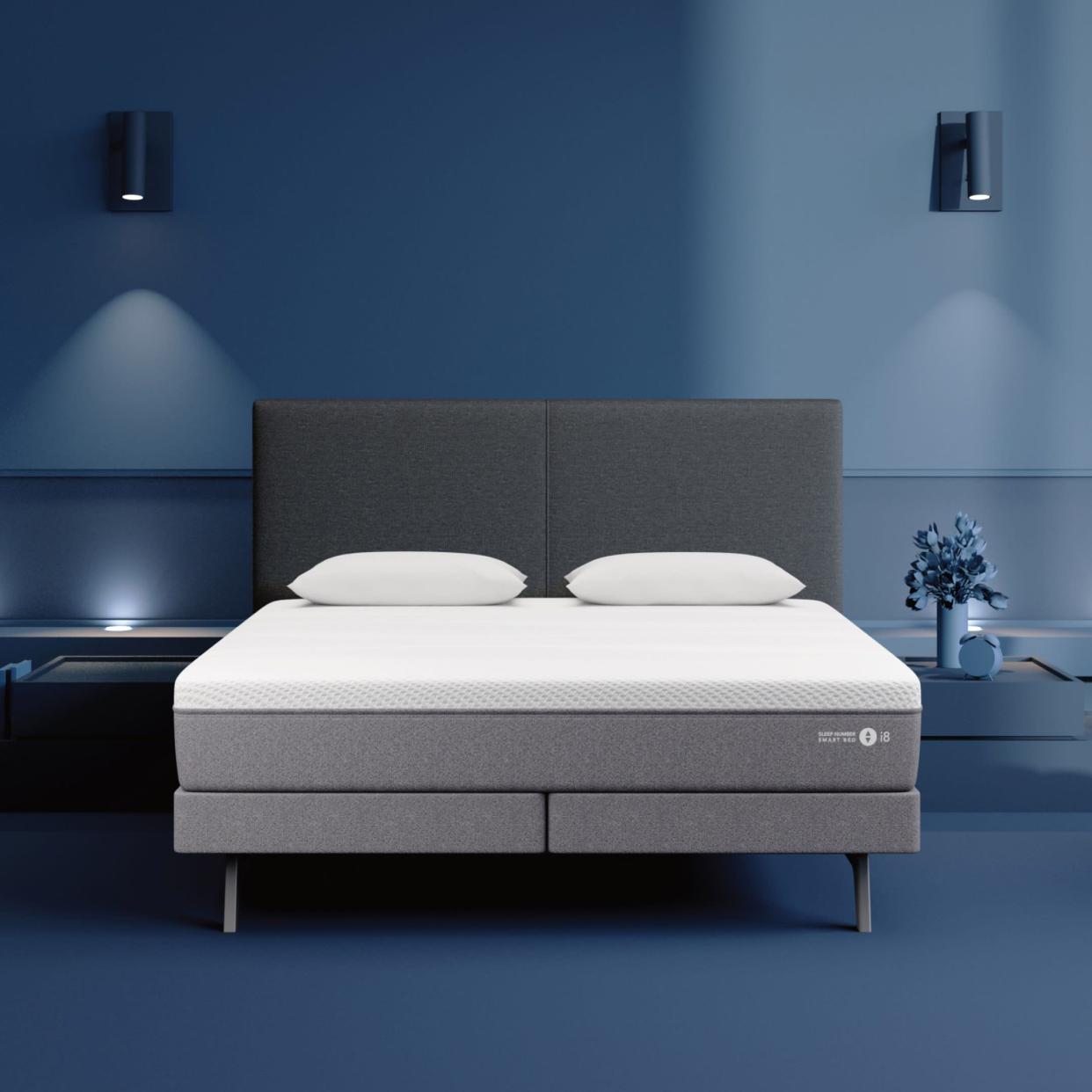 <p><a href="https://go.redirectingat.com?id=74968X1596630&url=http%3A%2F%2Fwww.sleepnumber.com%2Fproducts%2Fi8&sref=https%3A%2F%2Fwww.countryliving.com%2Fshopping%2Fa44962758%2Flabor-day-mattress-sales-2023%2F" rel="nofollow noopener" target="_blank" data-ylk="slk:Shop Now;elm:context_link;itc:0;sec:content-canvas" class="link rapid-noclick-resp">Shop Now</a></p><p>i8 Smart Bed</p><p>sleepnumber.com</p><p>$2999.00</p>