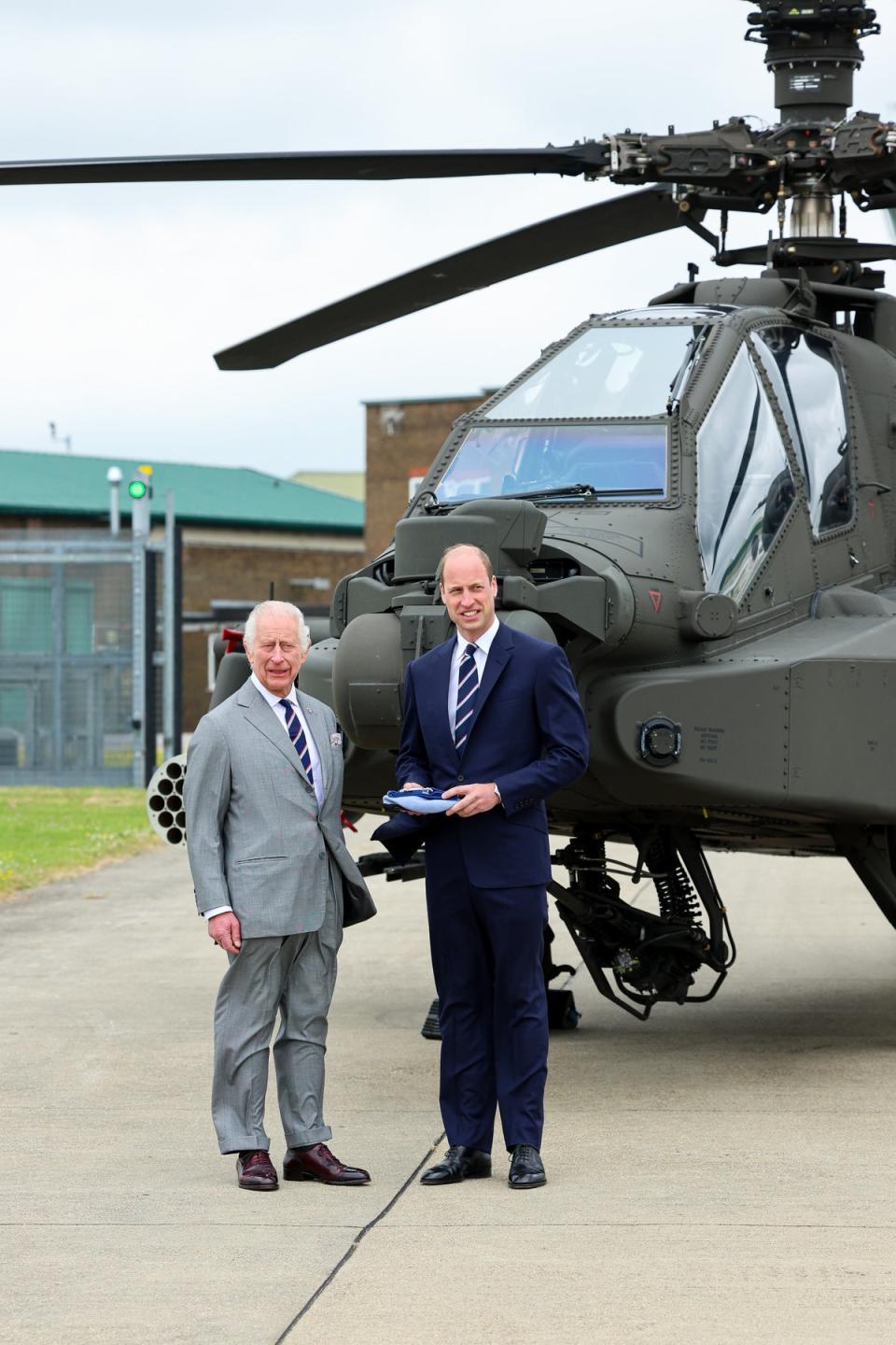 The King and Prince William during the official handover (Chris Jackson/Getty Images)