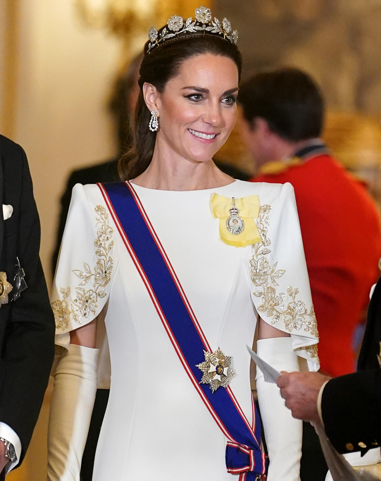 Princess Kate Wears Rare Diamond Tiara That Hasn’t Been Worn in Almost a Century to a State Banquet