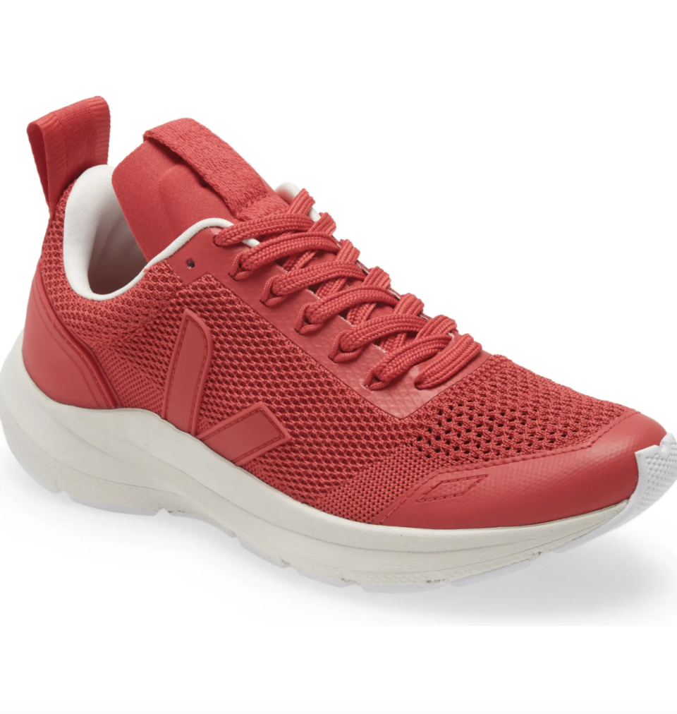Veja x Rick Owens Performance Running Shoe in Red (Photo via Nordstrom)