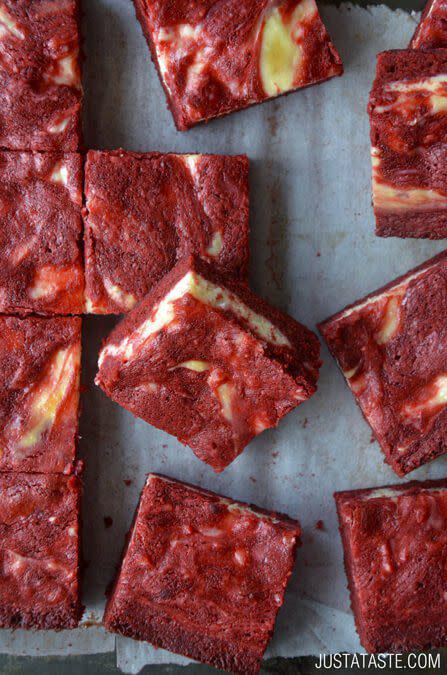 Red Velvet Cheesecake Brownies