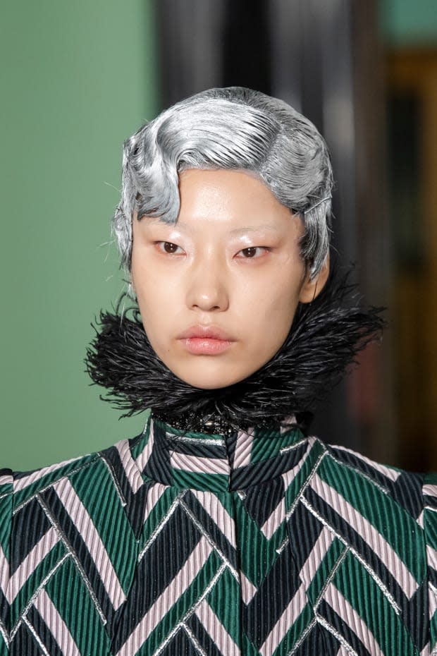 <p>The beauty look at Erdem's Fall 2020 show. Photo: Imaxtree</p>