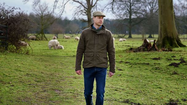 PHOTO: Britain&#39;s Prince William is featured on a special Christmas episode of Time to Walk, an audio walking experience from Apple Fitness +. (Apple)