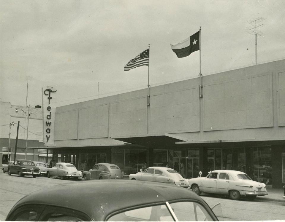 More than 5,000 people turned out for the opening of the giant Fedway Department Store downtown in 1952. The renovated building is now the Wichita Falls Public Library.