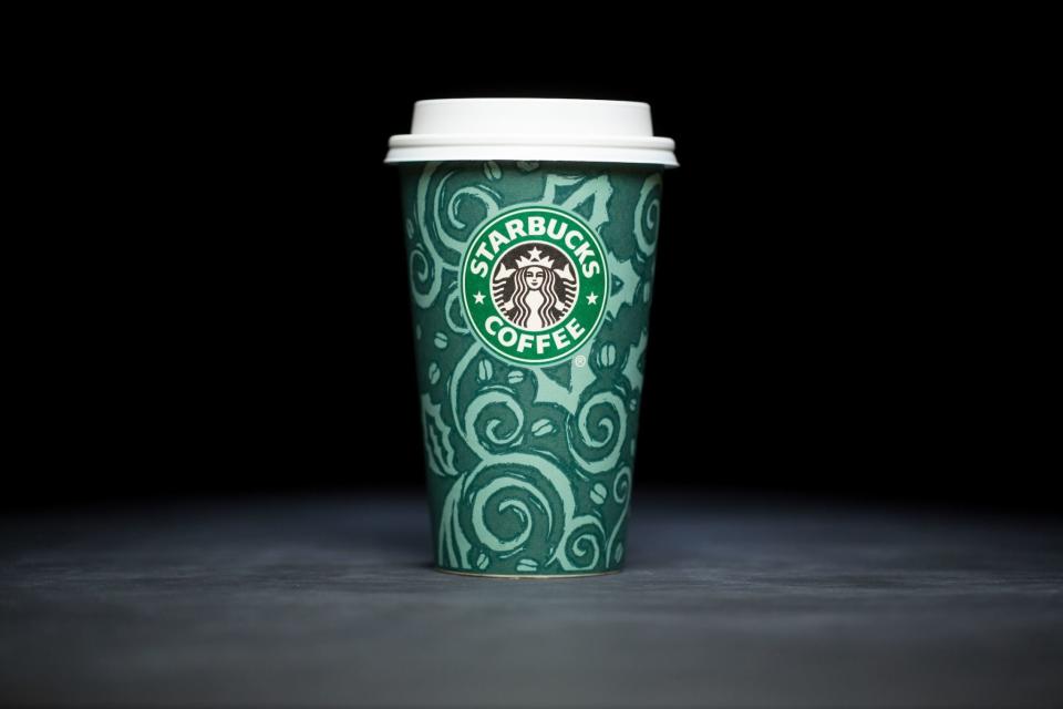 Starbucks holiday cups 1997