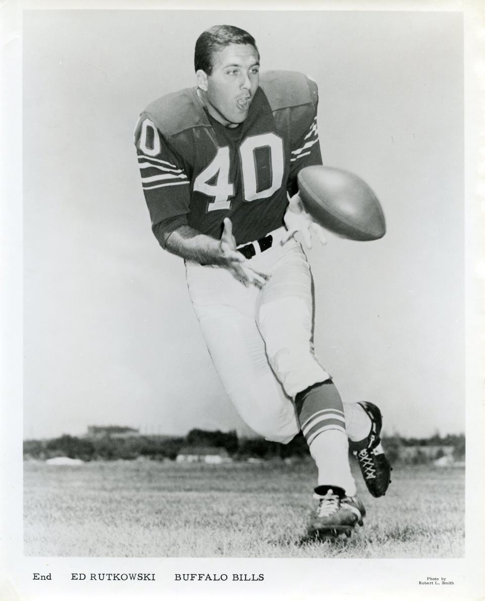 Ed Rutkowski was forced into action as the Buffalo Bills' QB during the 1968 season.