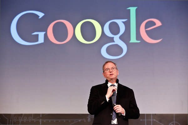 Google's Eric Schmidt in China