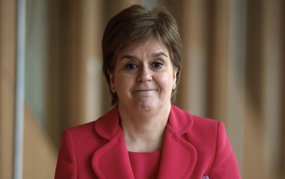 Nicola Sturgeon’s personal approval rating has fallen to minus four, the lowest recorded since she took over from Alex Salmond in 2014 - Getty/Jeff J Mitchell