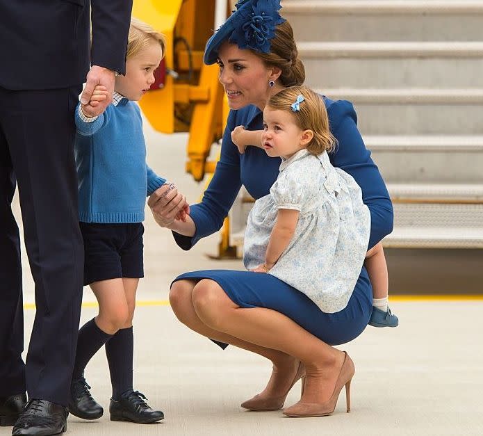 Mom of a 2-year-old son, Hathaway said she read about Kate Middleton and Prince William's way to make children feel empowered and followed their lead.