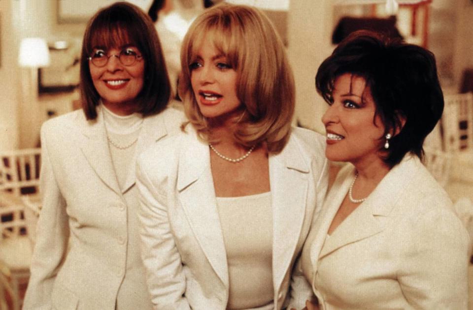 <p>IMAGO / United Archives</p><p>This comedy about three women seeking revenge on their ex-husbands is an absolute party. The movie stars <strong>Bette Midler</strong>, <strong><a href="https://www.yahoo.com/lifestyle/why-goldie-hawn-kurt-russell-153548320.html" data-ylk="slk:Goldie Hawn;elm:context_link;itc:0;sec:content-canvas;outcm:mb_qualified_link;_E:mb_qualified_link;ct:story;" class="link  yahoo-link">Goldie Hawn</a> </strong>and <strong>Diane Keaton</strong> as three divorced ladies who seek revenge after their ex-husbands leave them for younger women. Watch out, boys!</p>