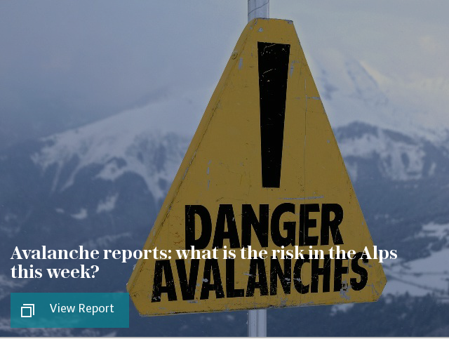 Avalanche reports: what is the risk in the Alps this week?