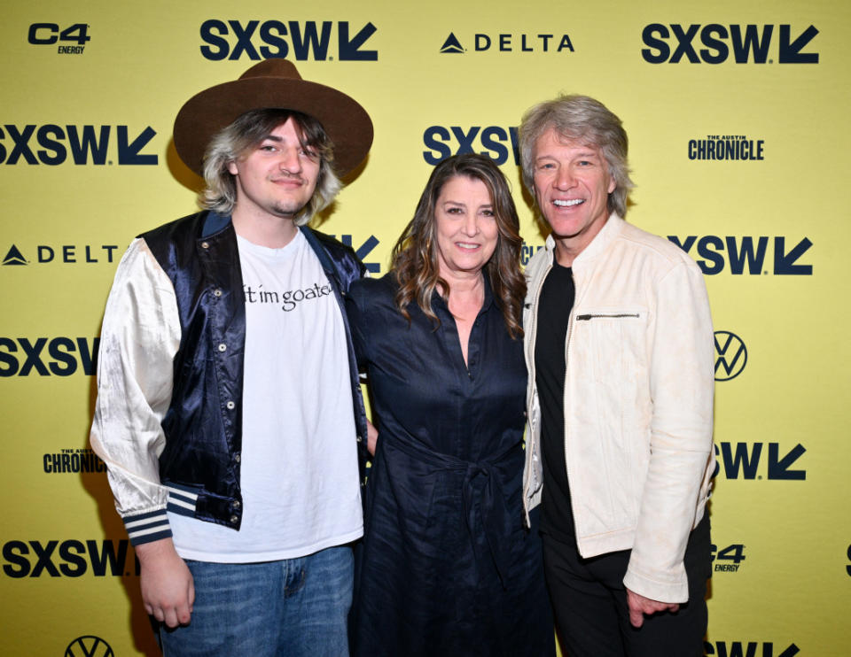 Romeo, mom Dorothea and dad Jon.<p>Photo by Michael Buckner/SXSW Conference & Festivals via Getty Image</p>