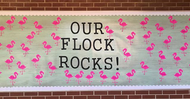 5) Flamingo Bulletin Board