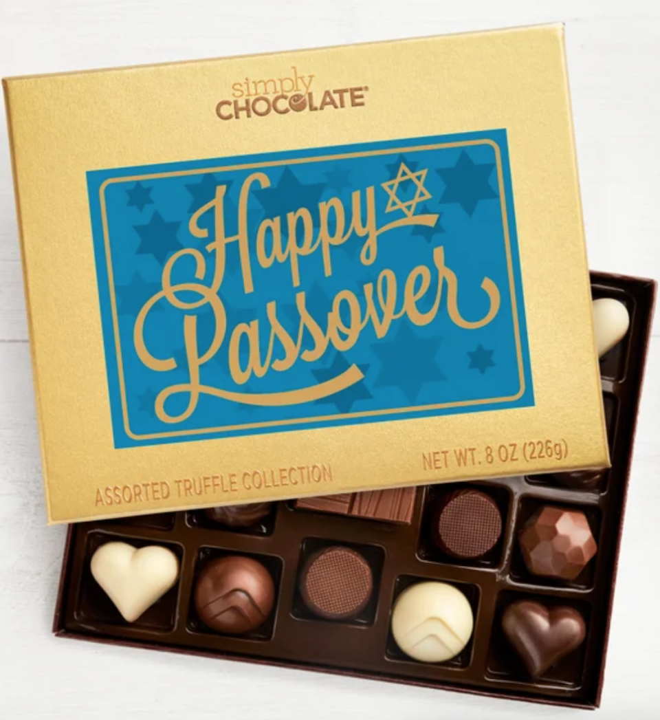 1) Simply Chocolate® Happy Passover 19pc Chocolate Box