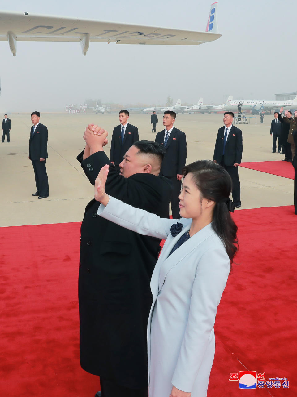 李雪主經常陪同金正恩出席各種重要場合。（圖／翻攝自達志圖庫）