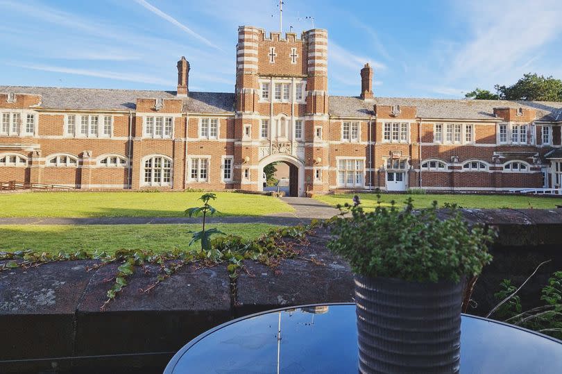 The view over Seale Hayne from Creeping Thyme restaurant -Credit:Louis Bennett