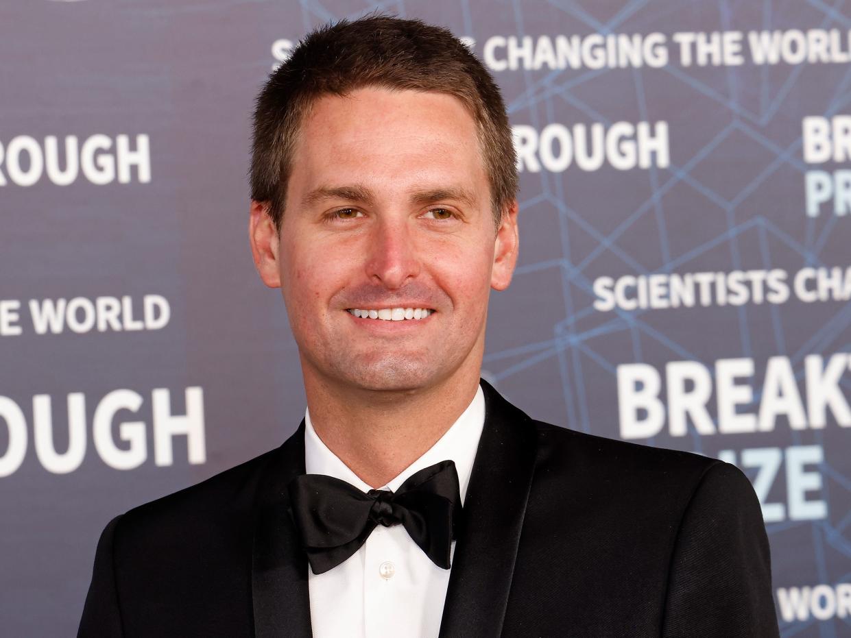 Evan Spiegel at the 9th Annual Breakthrough Prize Ceremony in 2023.