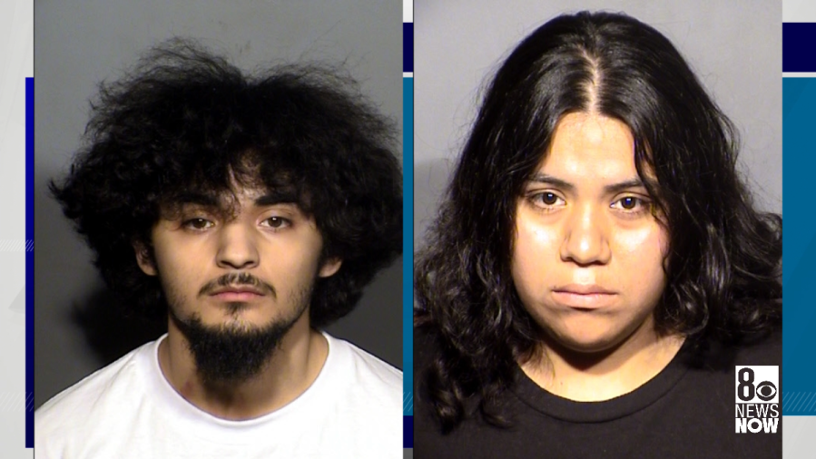 <em>Nathan Belloso, 19; and Dianna Cruz-Hernandez, 19. (LVMPD/KLAS)</em>