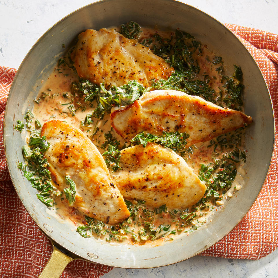 Creamy Harissa Chicken Cutlets