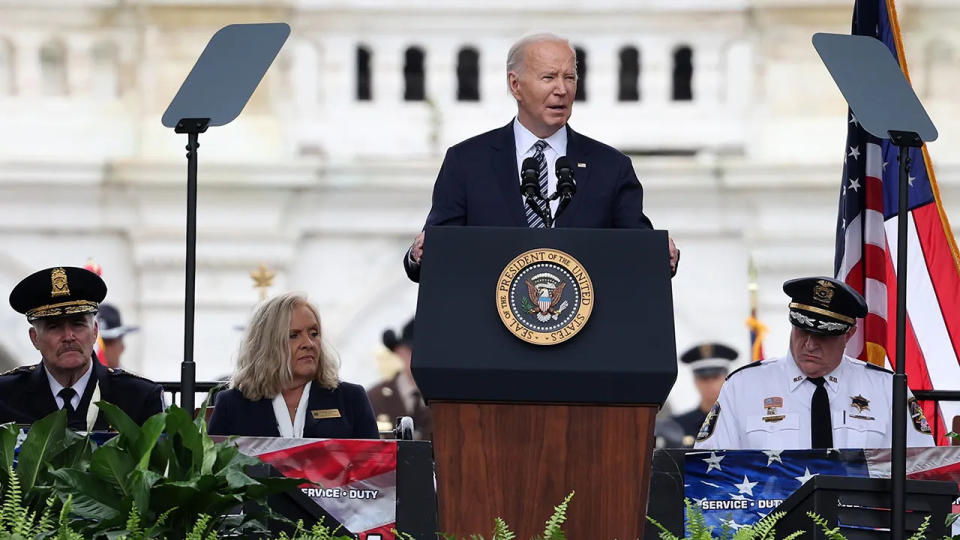 President Biden delivers remarks at National Peace Officers' Memorial Service