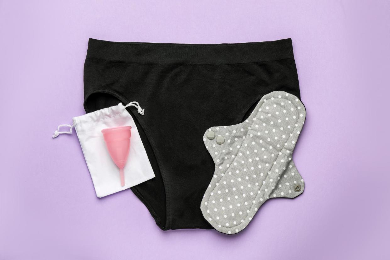 <span>The report found PFAS in various menstrual products including tampon applicators and period underwear.</span><span>Photograph: Liudmila Chernetska/Getty Images</span>