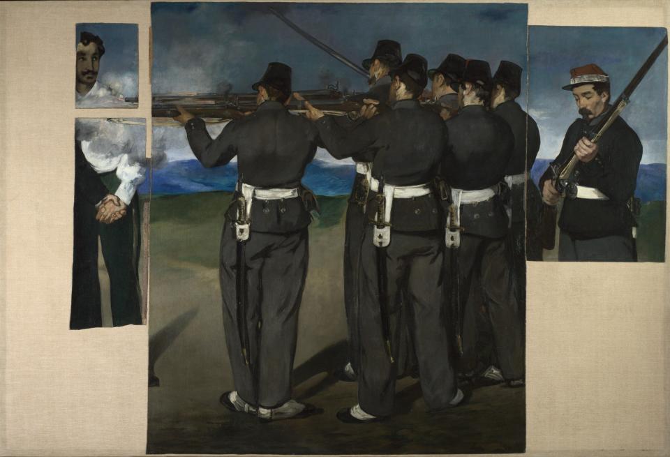 The Execution of Emperor Maximilian (c 1867) by Manet