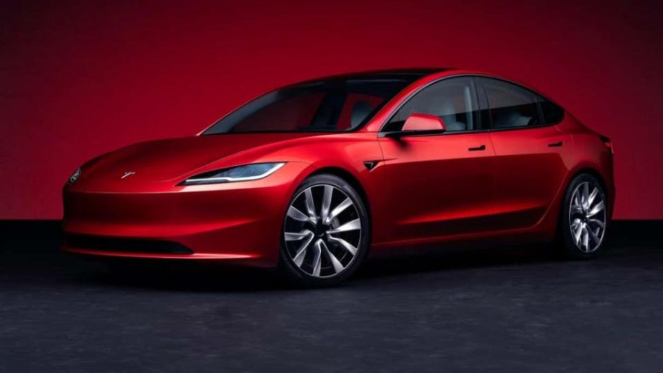 小改款Tesla Model 3於9月1日在中國等海外市場率先開放預訂。(圖片來源/ Tesla)