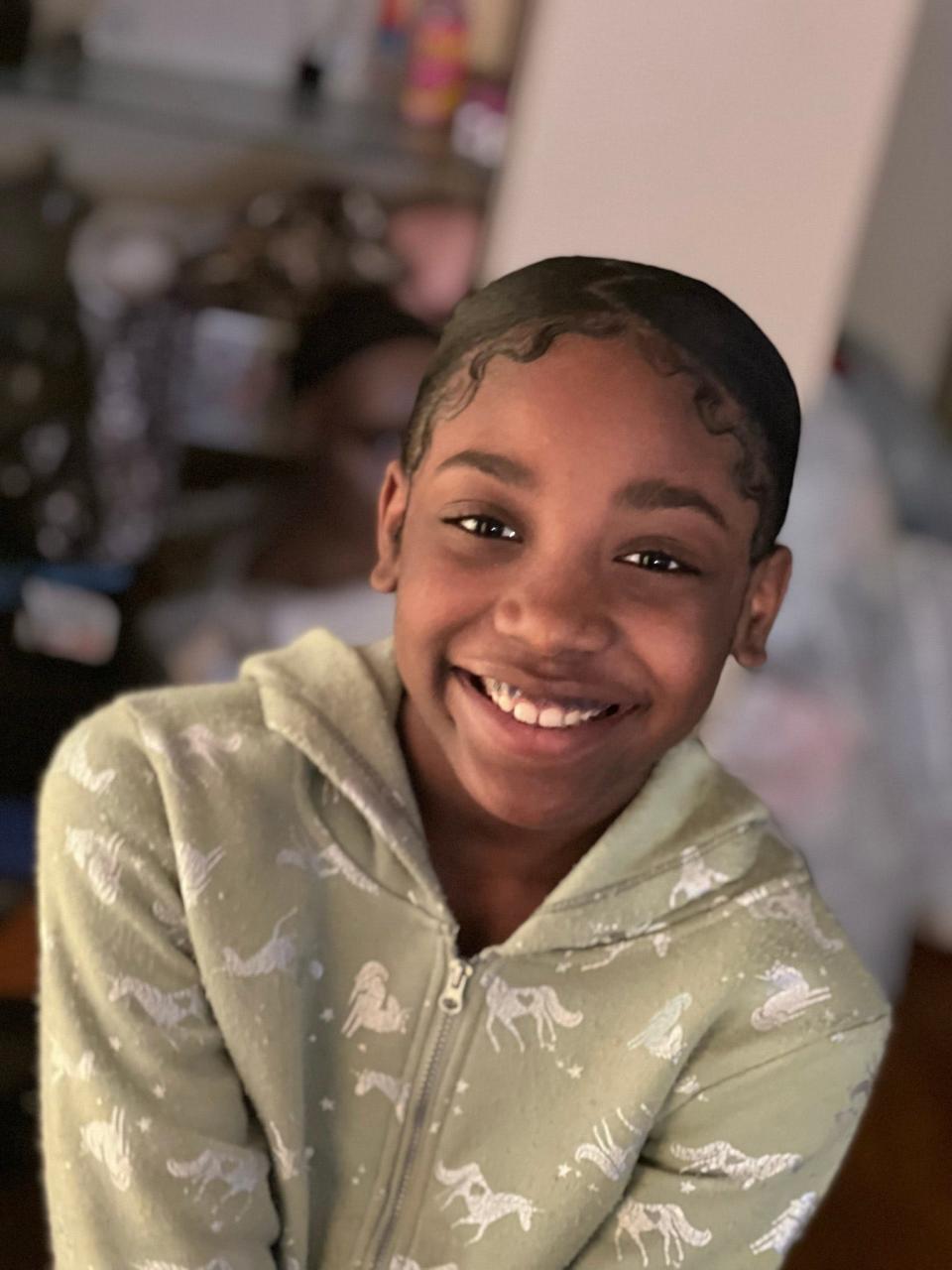 Fifth grader Leigha Stewart won second place in the 2022 Dr. Martin Luther King, Jr. Writing Contest. "I choose to walk the road to peace where everyone unites in harmony," she wrote.