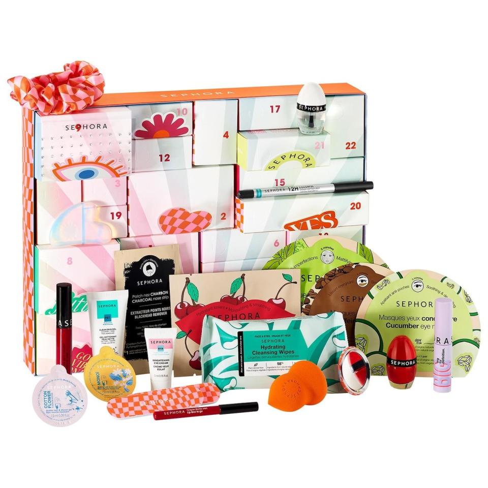 <p><a href="https://go.redirectingat.com?id=74968X1596630&url=https%3A%2F%2Fwww.sephora.com%2Fproduct%2Fadvent-calendar-P508455&sref=https%3A%2F%2Fwww.bestproducts.com%2Fbeauty%2Fg29643292%2Fmakeup-beauty-advent-calendars%2F" rel="nofollow noopener" target="_blank" data-ylk="slk:Shop Now;elm:context_link;itc:0;sec:content-canvas" class="link ">Shop Now</a></p><p>Beauty Advent Calendar</p><p>$49.00</p>