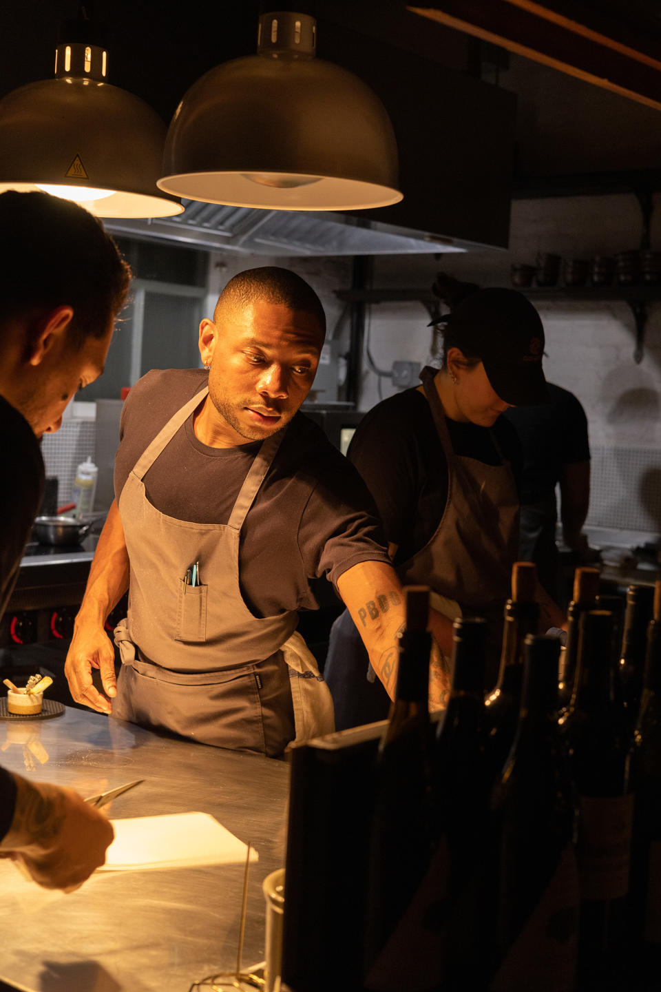 Charlie Mitchell, executive chef and co-owner of Michelin-starred restaurant Clover Hill and the first and only Black Michelin-starred chef in New York City. (Natalie Black Photography)