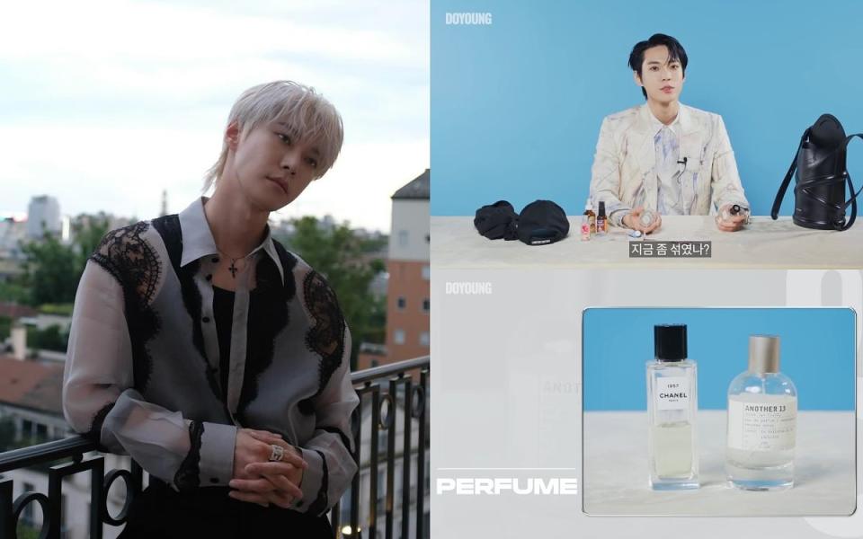 對於初次見面的時候都會選擇「Le Labo－Another 13」  圖片來源：IG@do0_nct、YouTube@GQKOREA