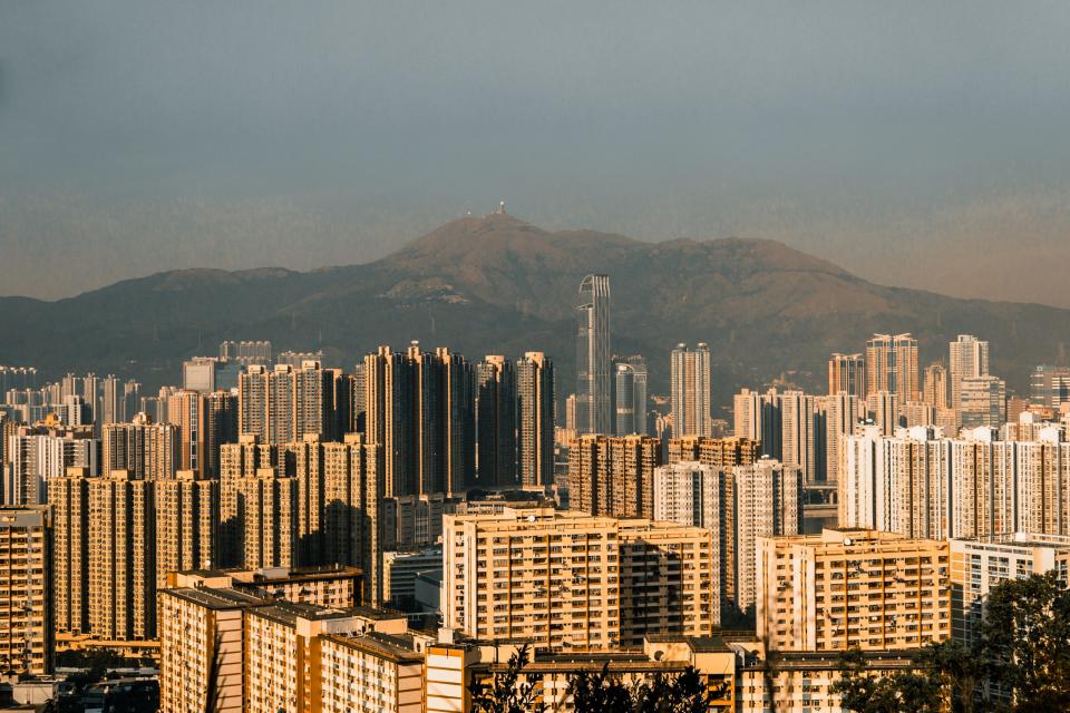 Hong Kong cityscape at night