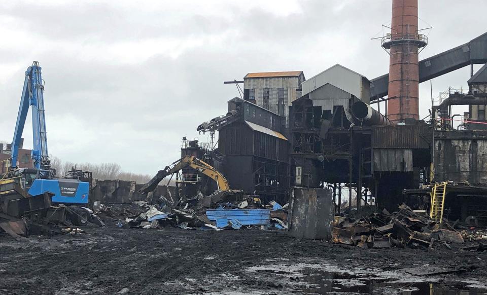 Lincoln Recycling was contracted to handle demolition and recycling of the former Erie Coke Corp. plant in January 2021.