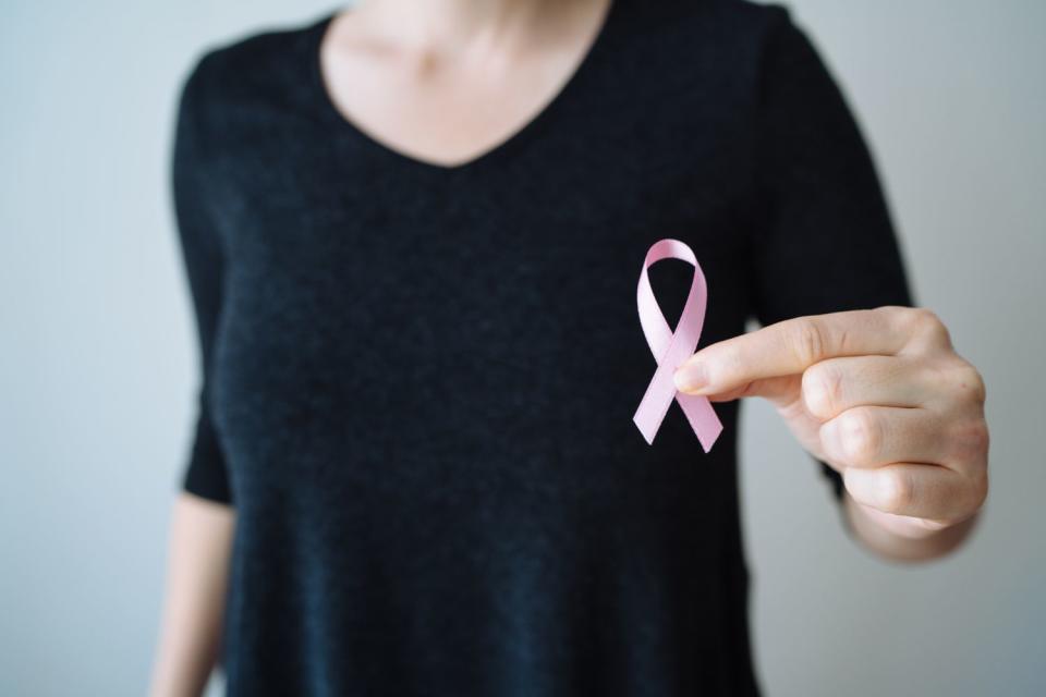 <p>Getty</p> Breast cancer awareness -- stock image