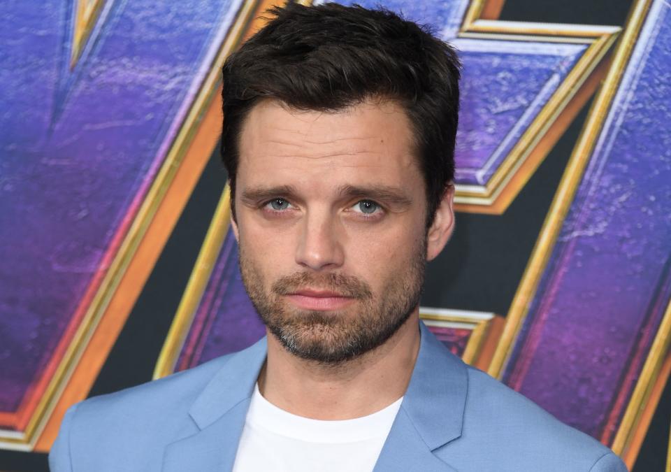 Romanian/US actor Sebastian Stan arrives for the World premiere of Marvel Studios' "Avengers: Endgame" at the Los Angeles Convention Center on April 22, 2019 in Los Angeles. (Photo by VALERIE MACON / AFP)        (Photo credit should read VALERIE MACON/AFP via Getty Images)