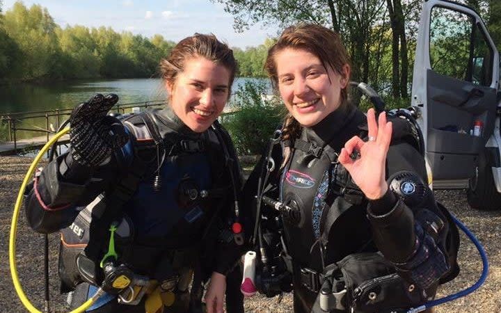 Twin sisters Melissa and Georgia Laurie, 28, were swimming in a lagoon near the resort town of Puerto Escondido in Mexico when the crocodile attacked