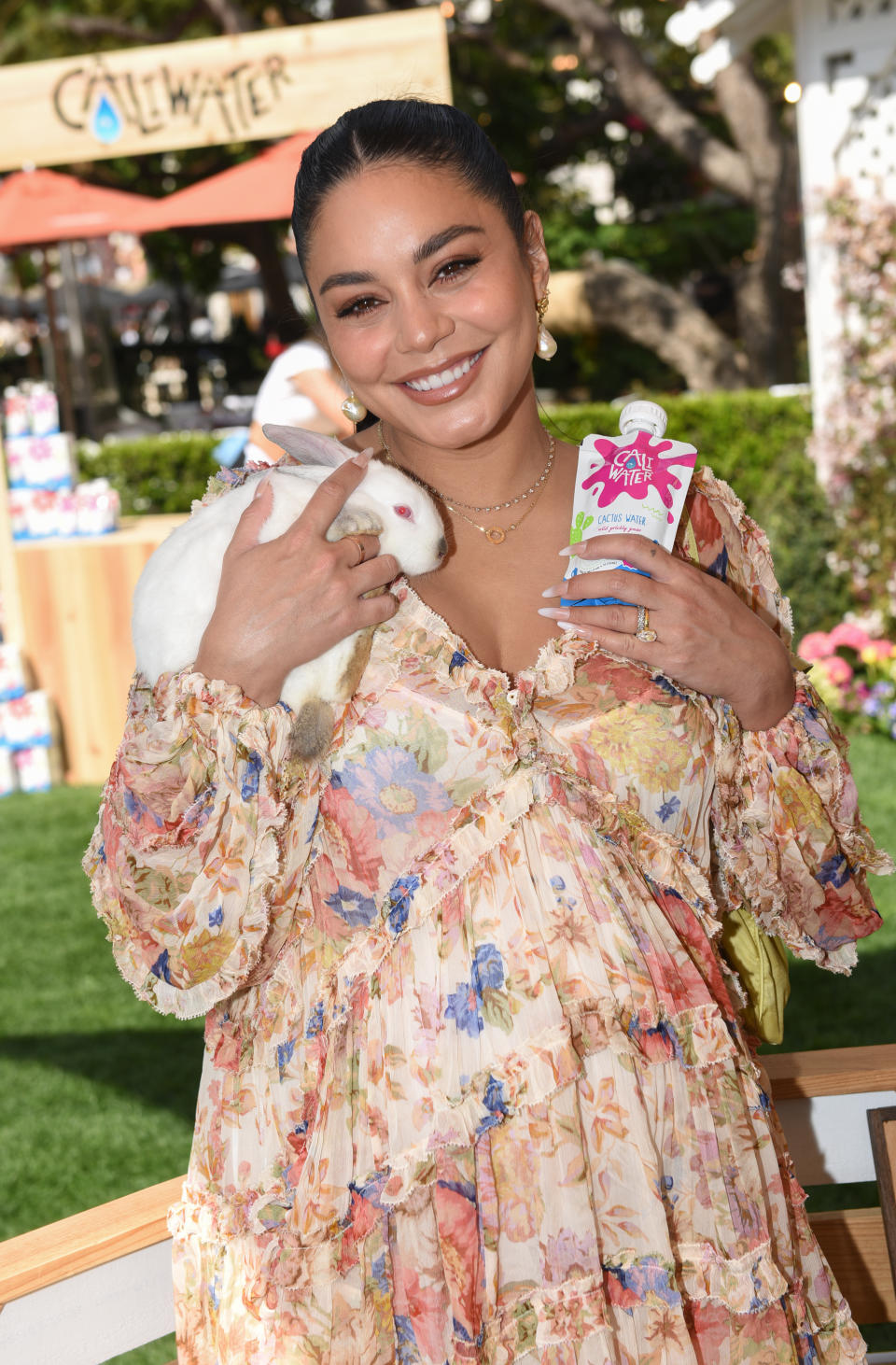 LOS ANGELES, CALIFORNIA - MARCH 16: Vanessa Hudgens celebrates Caliwater Kids Launch at The Grove on March 16, 2024 in Los Angeles, California. (Photo by Vivien Killilea/Getty Images for Caliwater Kids )