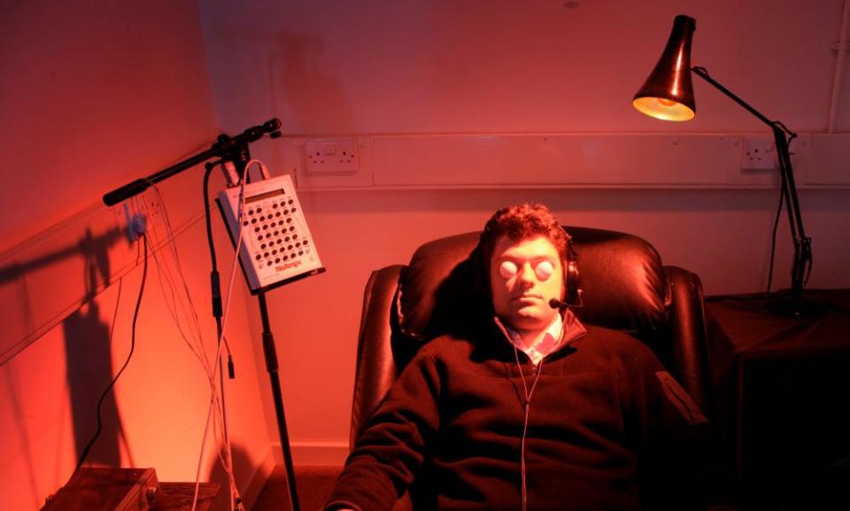 An extrasensory perception (ESP) experiment taking place at the University of Edinburgh in Scotland in 2005