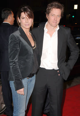 Sandra Bullock and HUgh Grant at the Hollywood premiere of Warner Bros. Pictures' Music and Lyrics