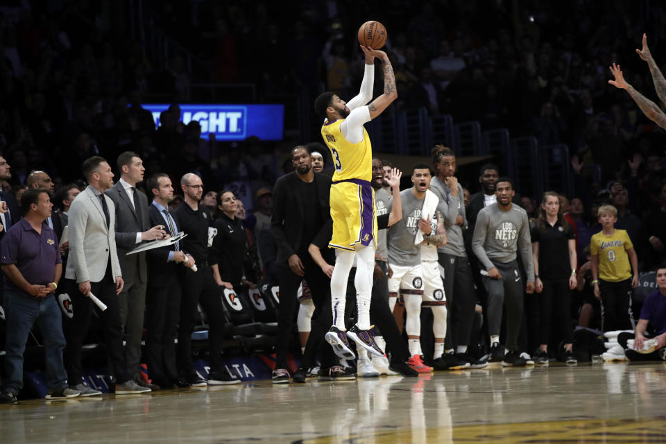 Anthony Davis。（AP Photo/Marcio Jose Sanchez）