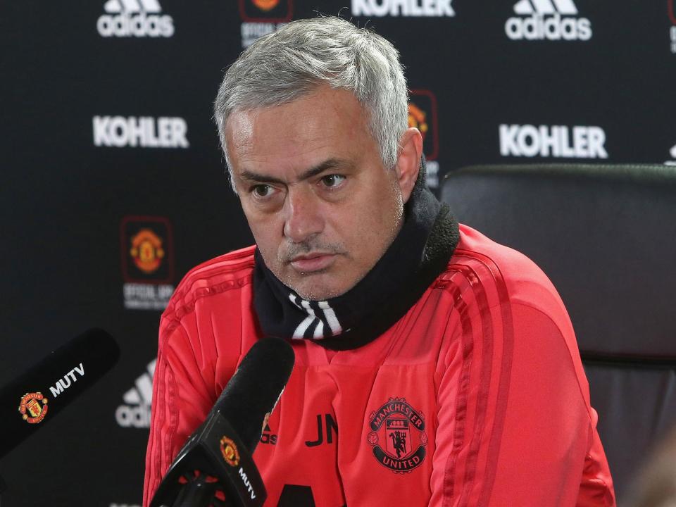 Jose Mourinho says Manchester United are ‘far’ away from playing how he wants